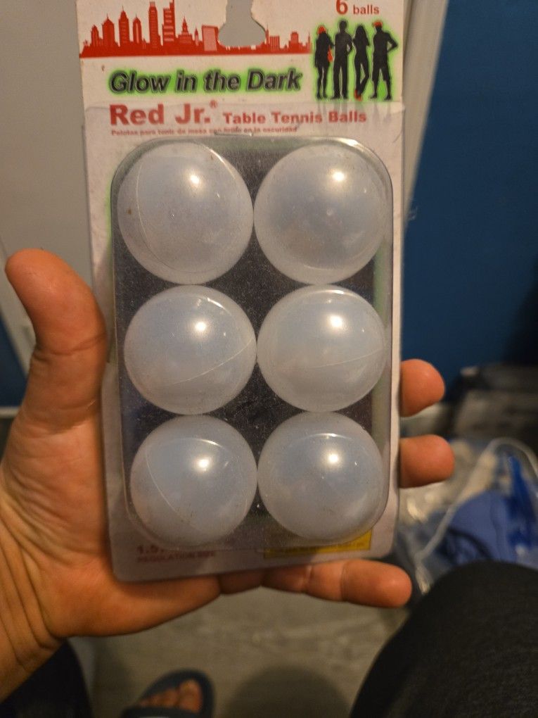 Glow In The Dark Table Tennis Balls