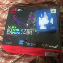 14700k with an asus stir z790-E motherboard