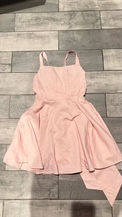 Light Pink Mini Dress with Bow