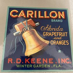 Lot Of 10 Authentic Paper Crate Labels 