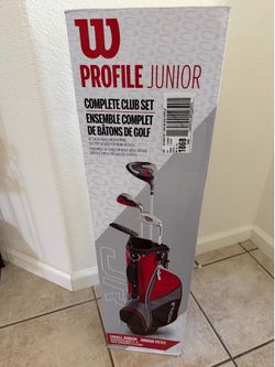 Wilson Profile Junior Complete Left Hand Golf Set Brand New In Box Never Used