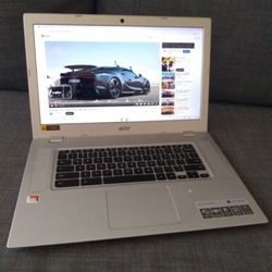 Acer Chromebook 315 Touch Screen 15"  LAPTOP NOTEBOOK COMPUTER Working Great And Charger  