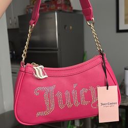 Juicy Couture Pink Shoulder Bag: BRAND NEW 