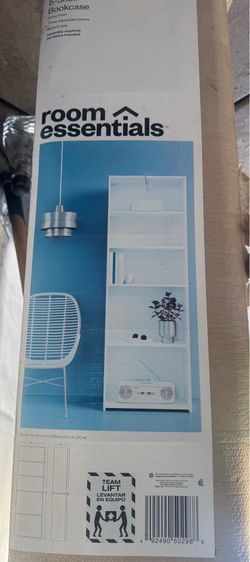 5 shelf bookcase brand new !