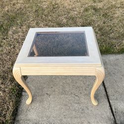 Glass End Table