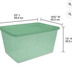 58 Quart Storage Bins With Lid
