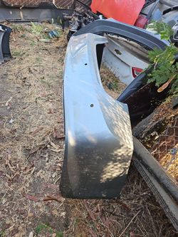Silver Car Rear Bumper 20 malibu