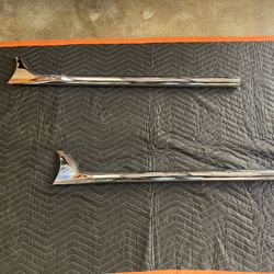 Harley Davidson 39” Steady Custom Straight pipe fishtails 