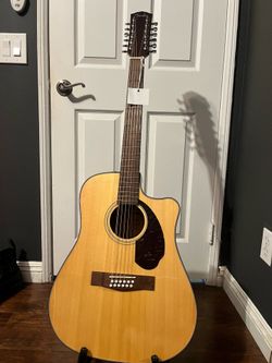 Fender cd140sce 12 string acoustic guitar