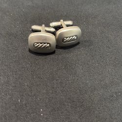 David Yurman Silver Cufflinks