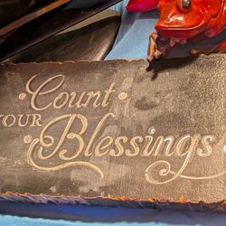 Wood Block Sign/ Home Decor