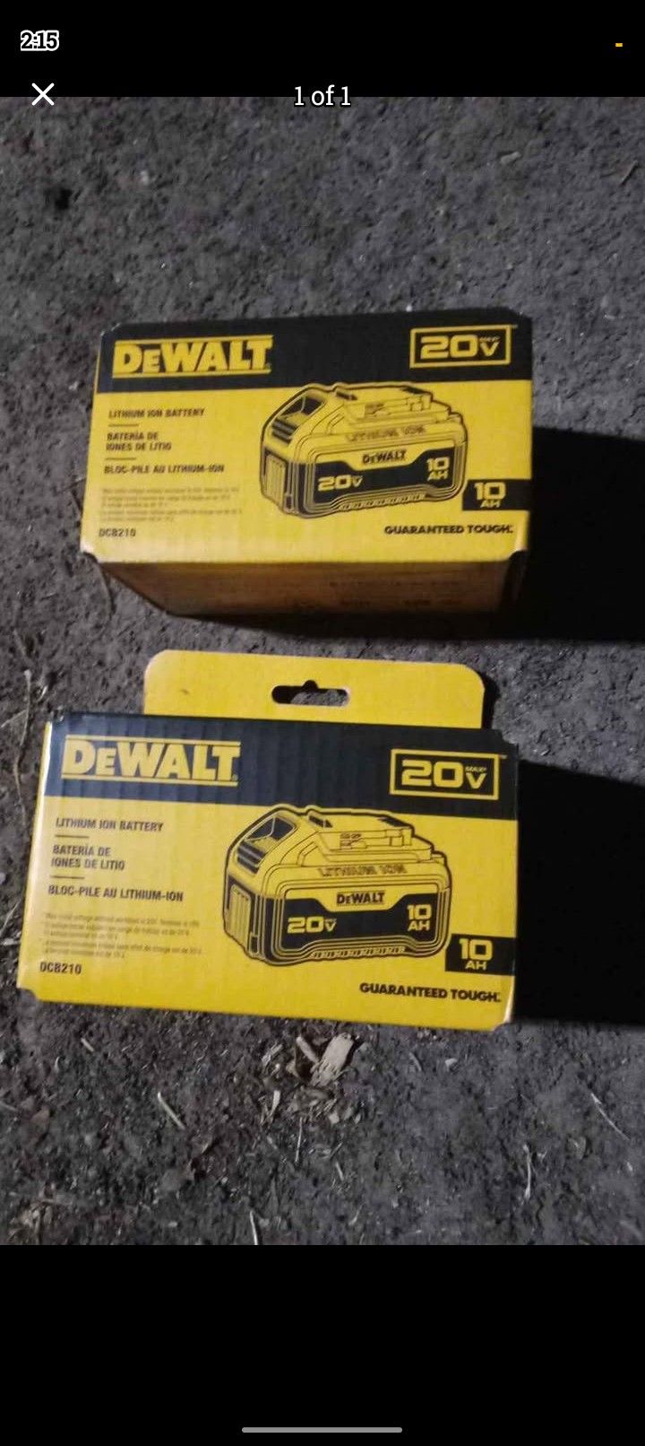 Do You Want 20 Volt 10AH Batteries