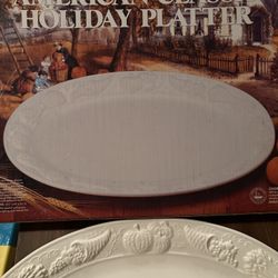 Large Holiday Platter NIB