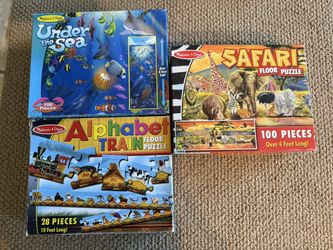 Melissa & Doug Puzzles All In Great Condition
