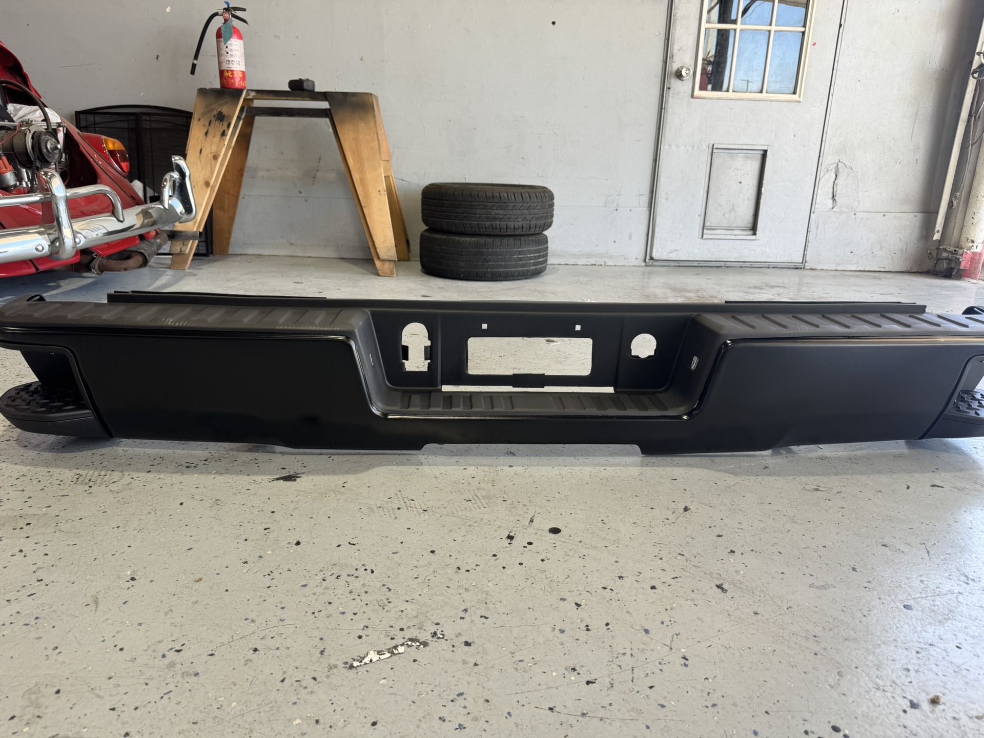 2014-19 Silverado Sierra Read Bumper Black