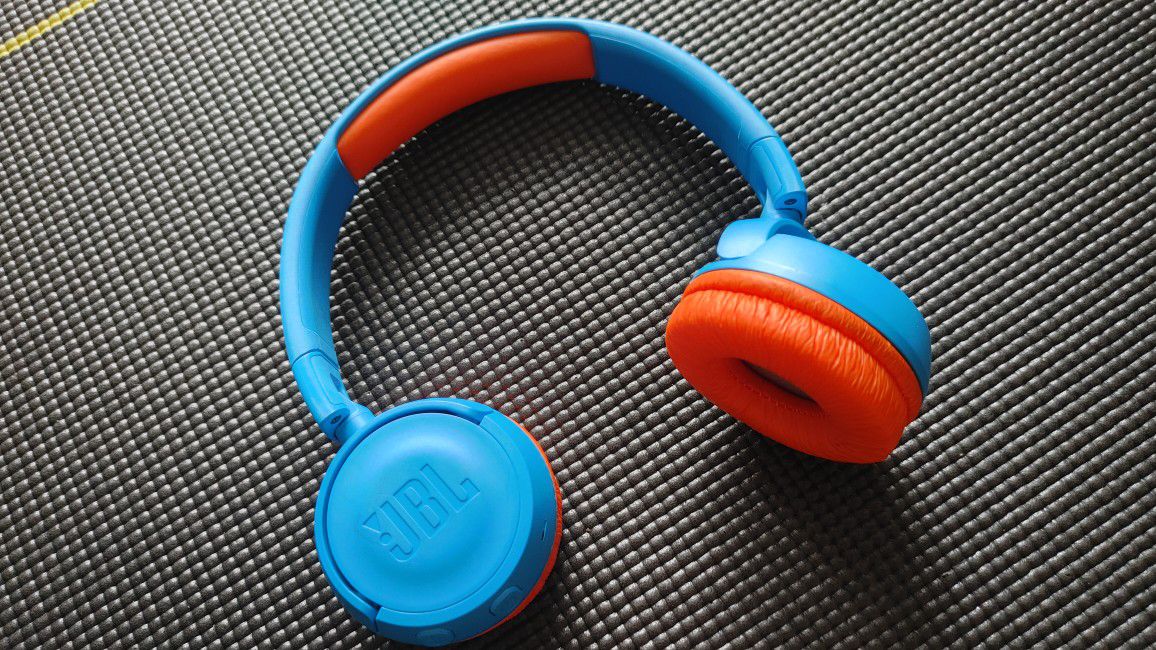 JBL JR 300BT On-Ear Wireless Bluetooth Headphones - Blue/Orange

