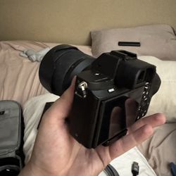 Sony A72 with lens and 3 batteries+charger