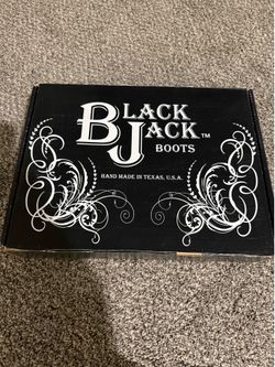 Black jack Alligator boots