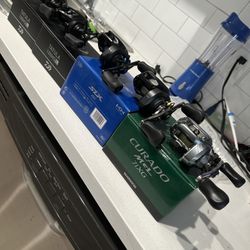 Five New Reels. 3 Tuned Shimano’s, Two Daiwa Tatulas