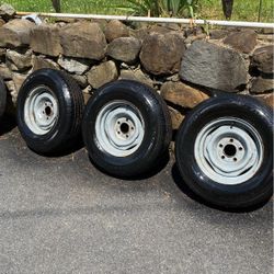 3 P215/75r14 Futura Tires 