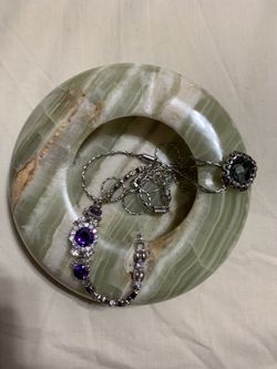 Onyx handmade ashtrays set of 4