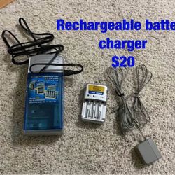 Rechargeable battery charger  - $15