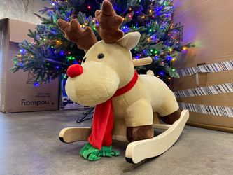 Musical Rocking Reindeer Toy
