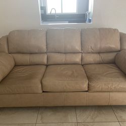 Leather Couch 