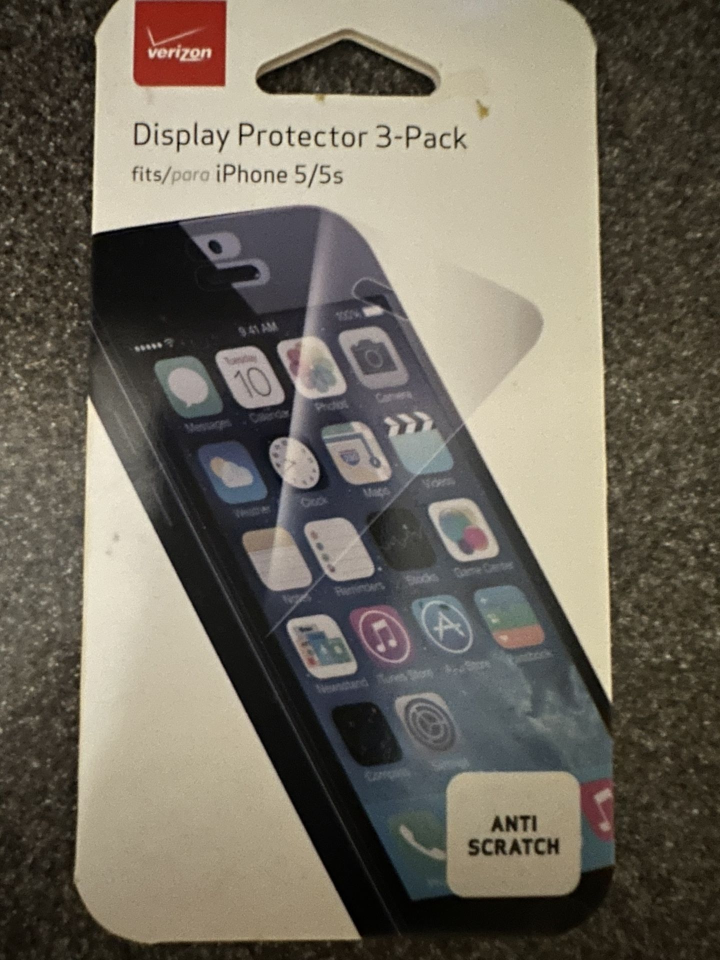 iPhone 5/5S Anti-Scratch Display Protector 3-Pack