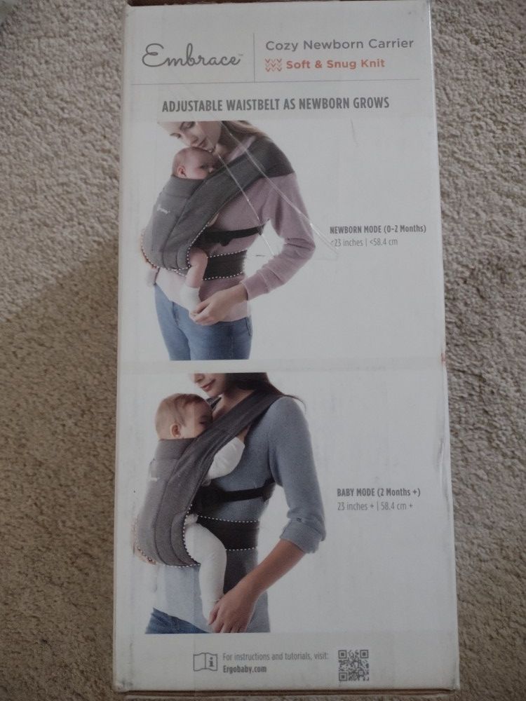 Ergobaby Embrace Gray Baby Carrier 
