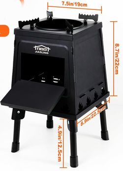 ((JIASLING)) Portable Wood Burning Stove