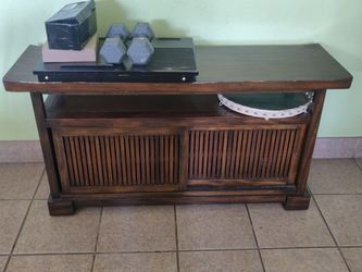 Vintage Pier 1 TV Stand $50