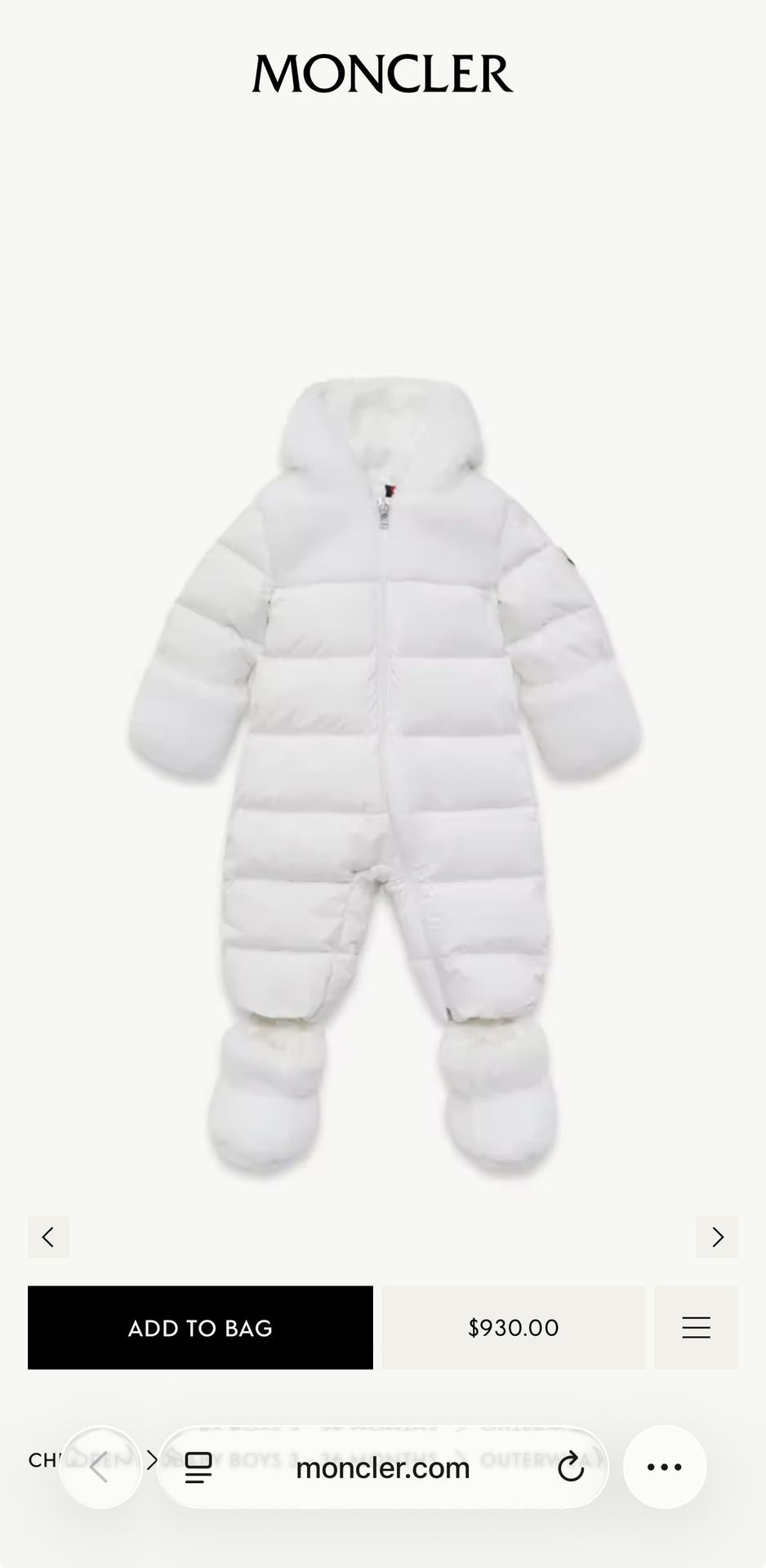 Moncler Snowsuit
