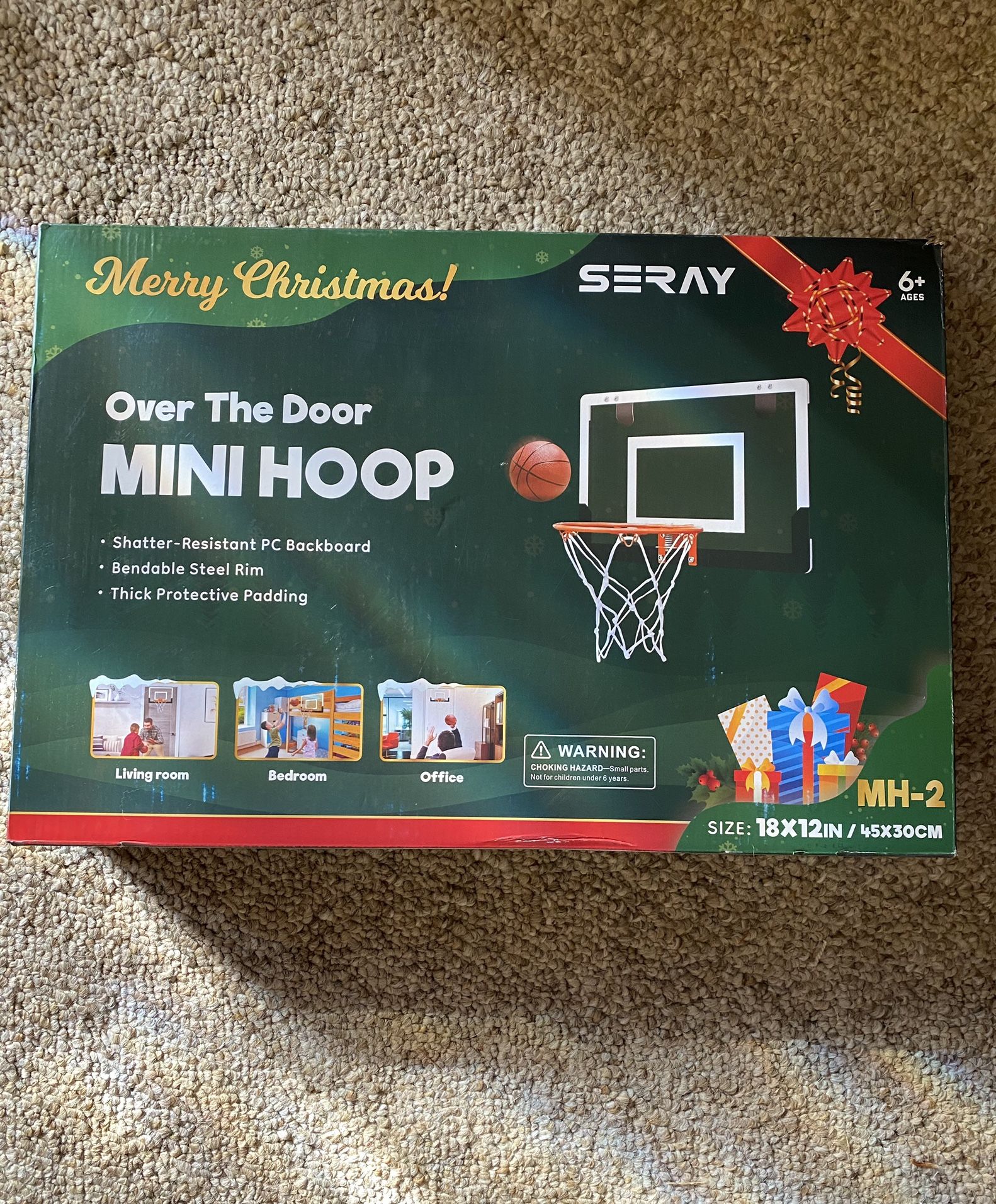 Basketball Over The Door Mini Hoop