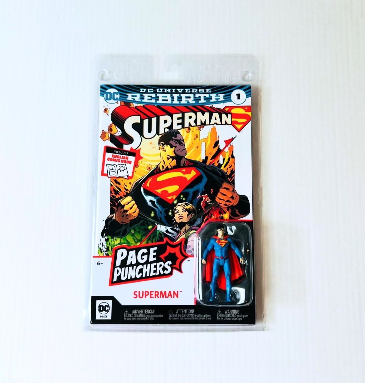DC McFarlane DC Page Punchers Superman (Rebirth)