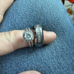 Wedding Ring Set 