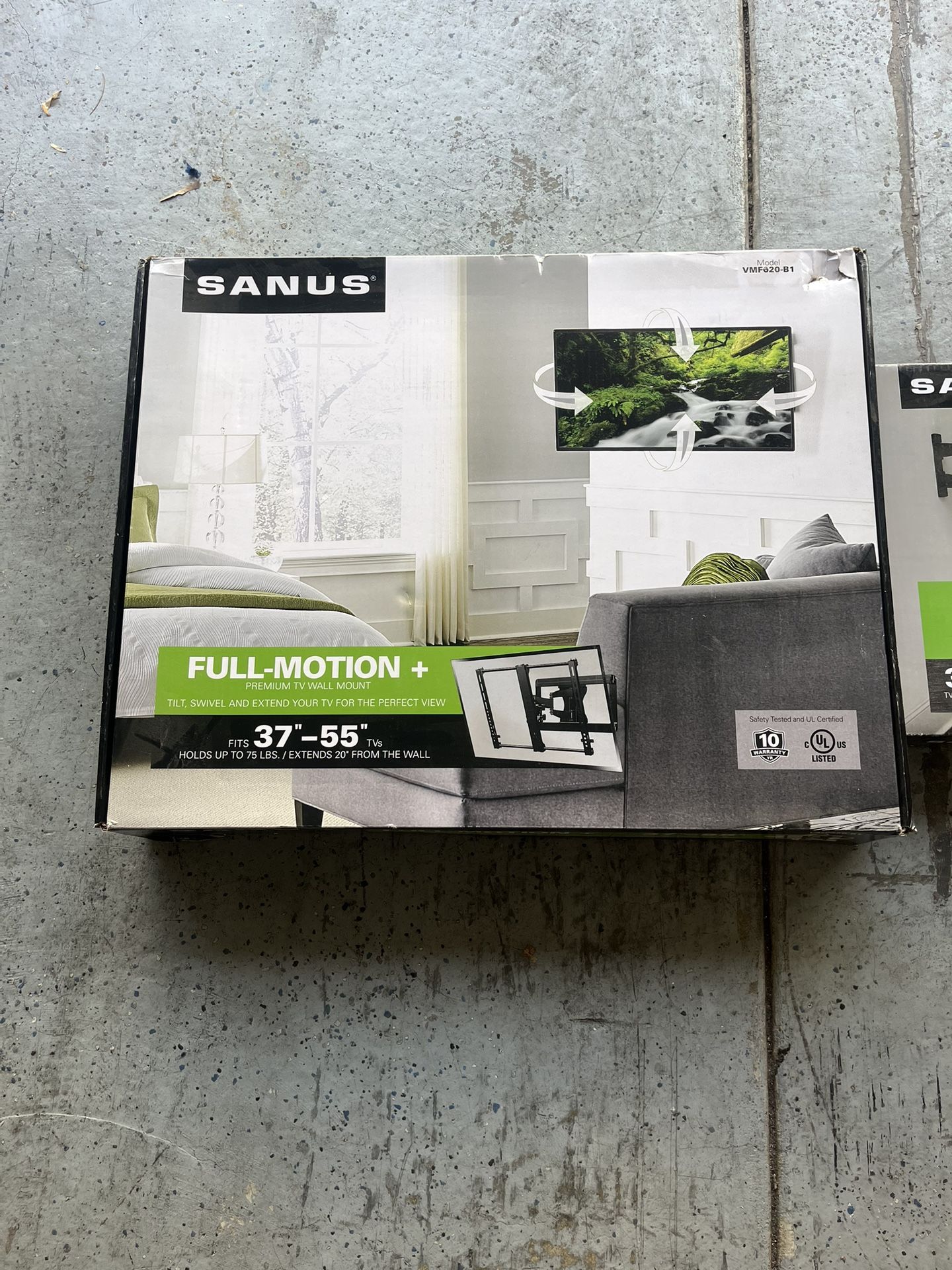 New Sanus Full Motion TV Mounts Various Sizes