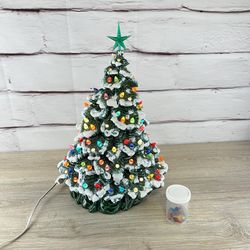 Vintage Ceramic Christmas Tree 18"