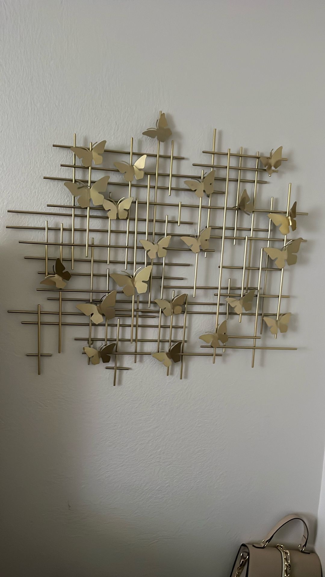 Gold Butterfly Frame