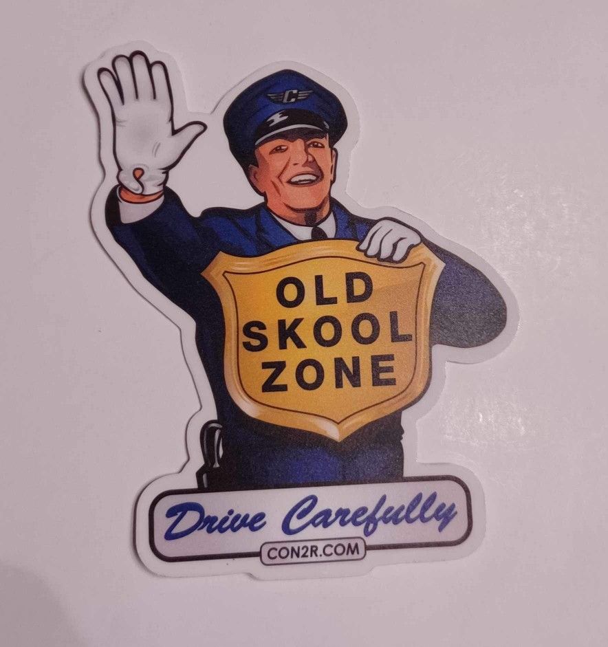 Old Skool Zone sticker