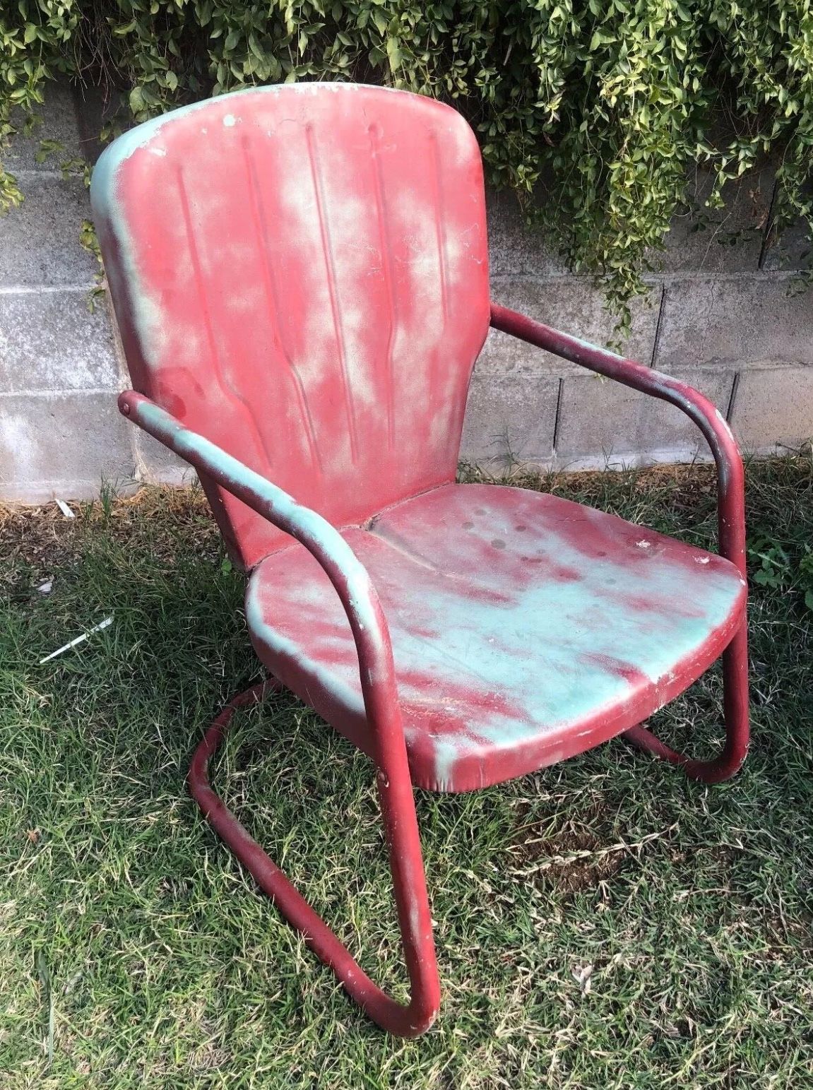 Vintage Warmack Metal Lawn Chair
