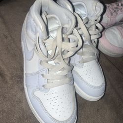 Nike Jordan 1 Mid Cobalt  Bliss/ White 