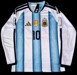 Lionel Messi Argentina White Jersey