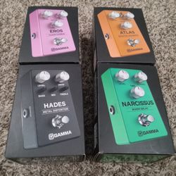Gamma Guitar Effects Pedal BUNDLE