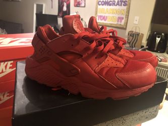 Nike air Red huarache worn size 11 cheap running shoe Jordan