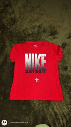 Nike Just Do It Kids T-Shirt Size 4T