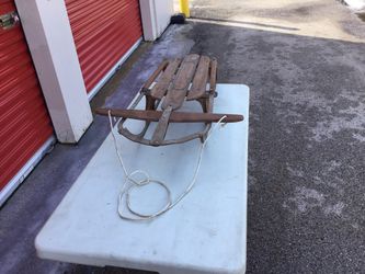 Let It Snow (Wooden Sled)