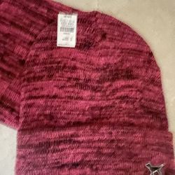 Victoria Secret Pink Beanie And Scarf Set -New!