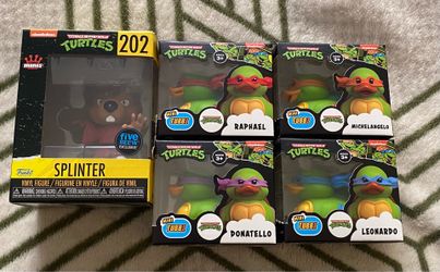 Teenage Mutant Ninja Turtles (TMNT) Mini Figurine Bundle - Set of 5