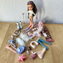 Vintage 2004 Bratz Yasmin Doll Wintertime Wonderland Collection